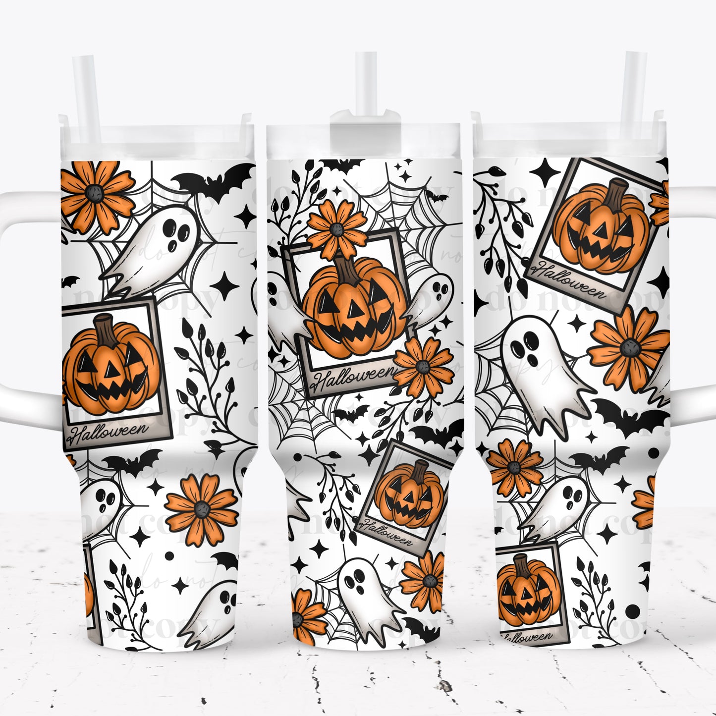 Halloween Card 40 oz Tumbler