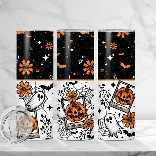 Halloween Card Skinny Tumbler