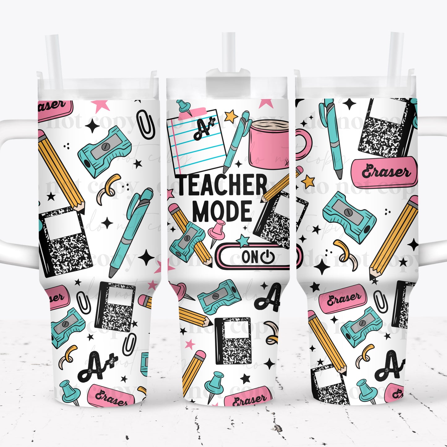 Teacher Mode 40 oz Tumbler