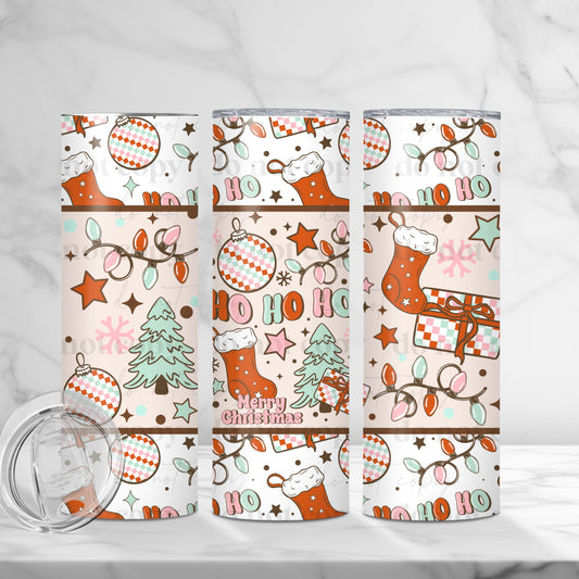 Ho Ho Ho Skinny Tumbler