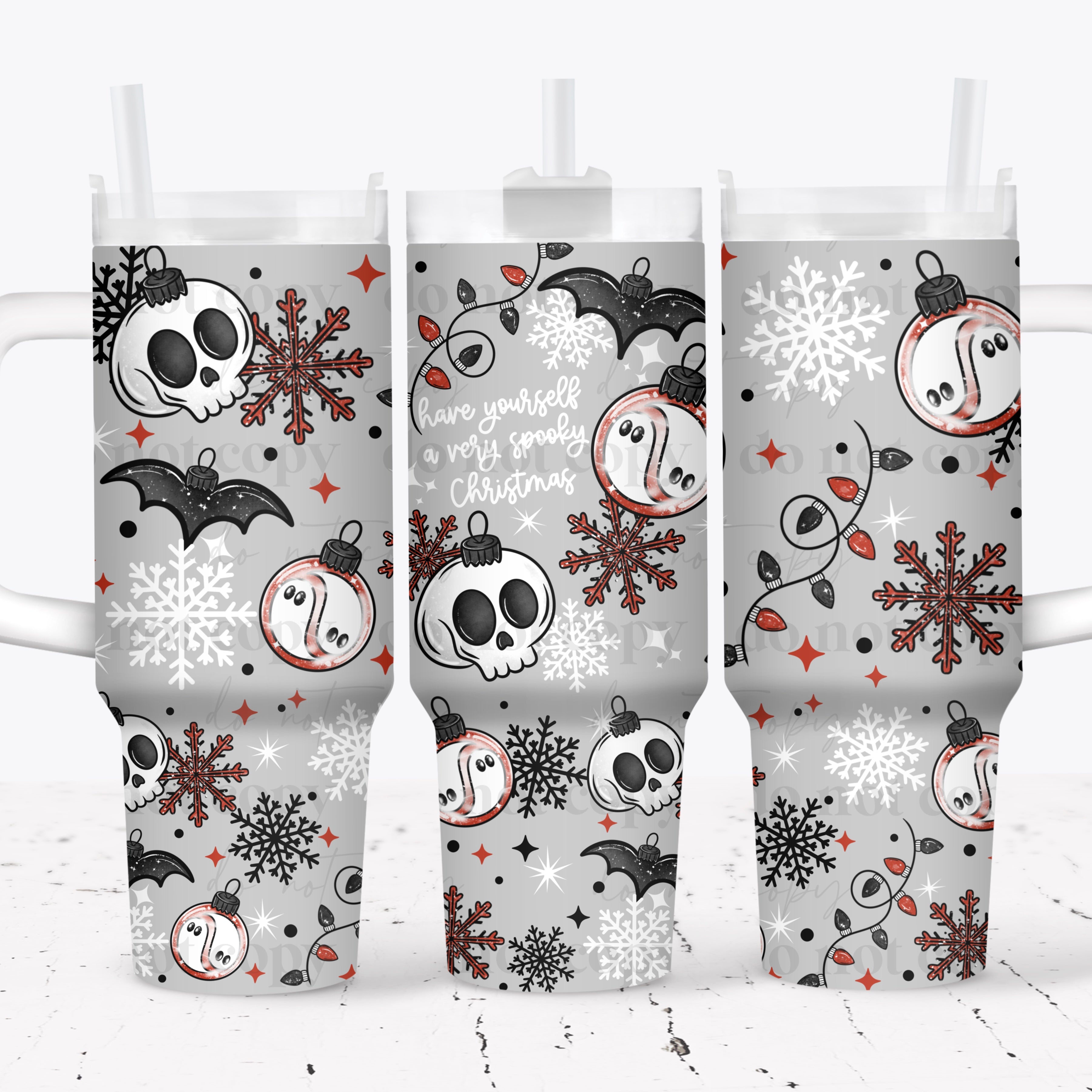Have Yourself a Spooky Christmas 40 oz Tumbler