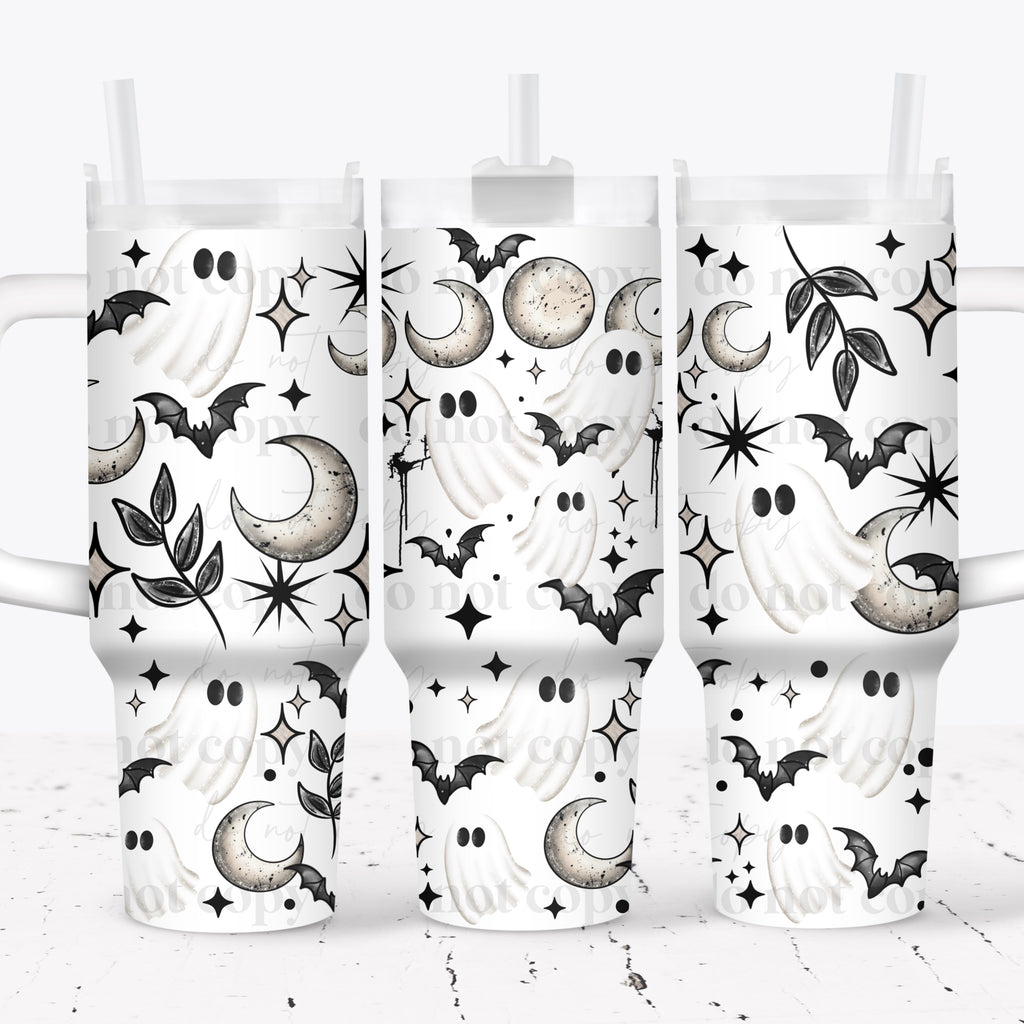 Ghost & Moons 40 oz Tumbler