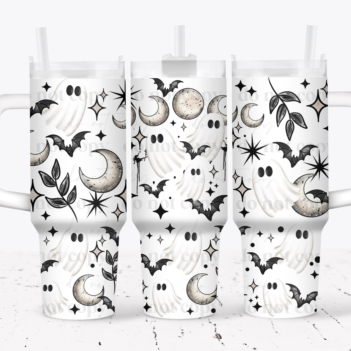 Ghost & Moons 40 oz Tumbler