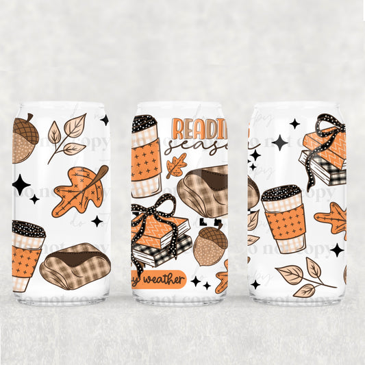 Reading Season, Cozy Weather 16oz Tumbler