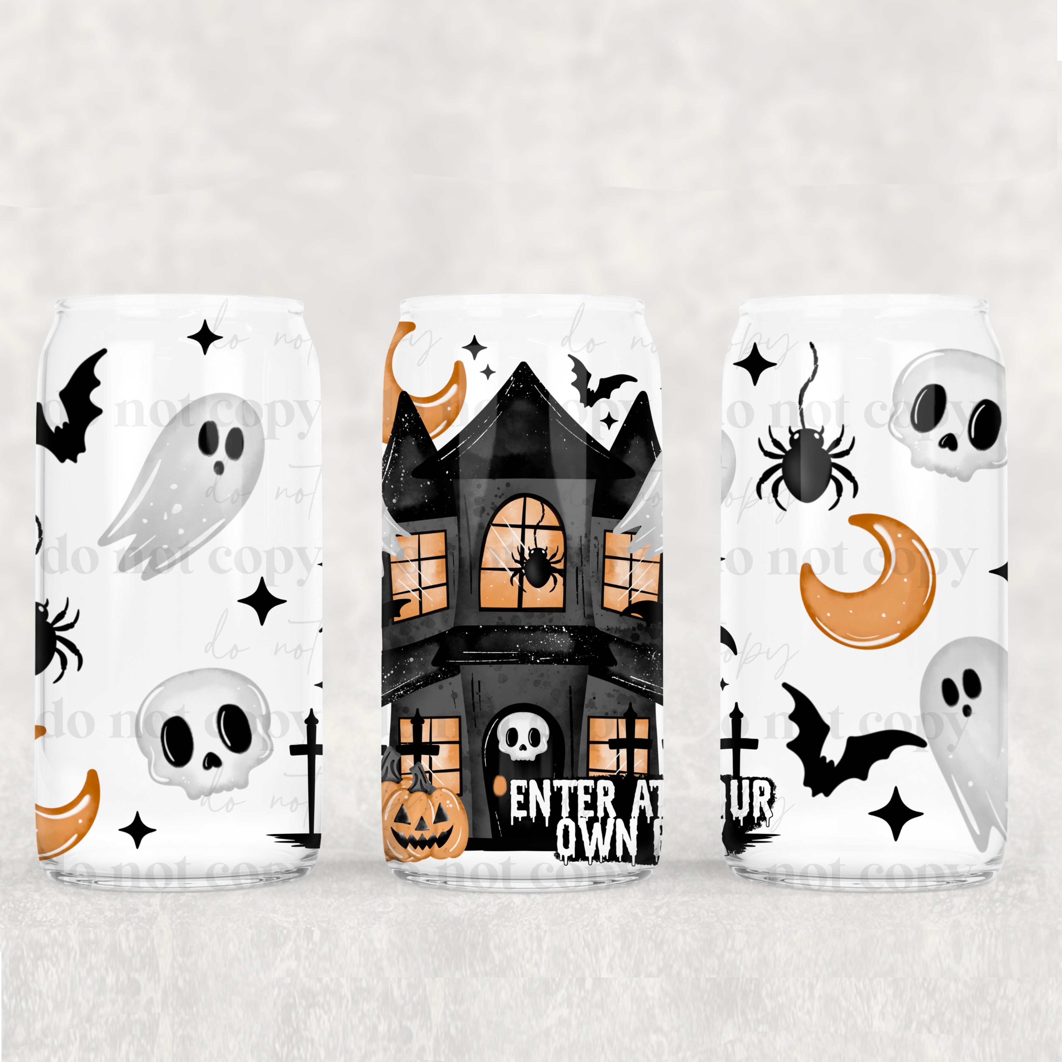 Haunted House 16oz Tumbler