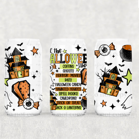 All The Halloween Vibes 16oz Tumbler