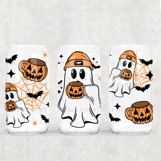 Pumpkin Mug Ghost 16oz Tumbler