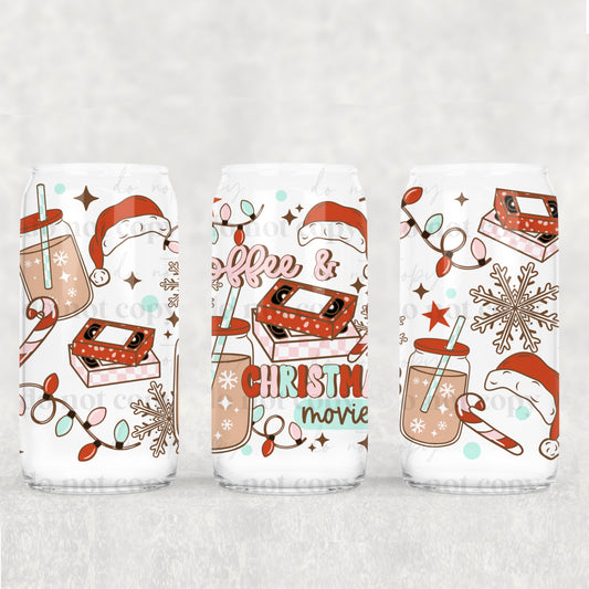 Coffee & Christmas Movies 16oz Tumbler