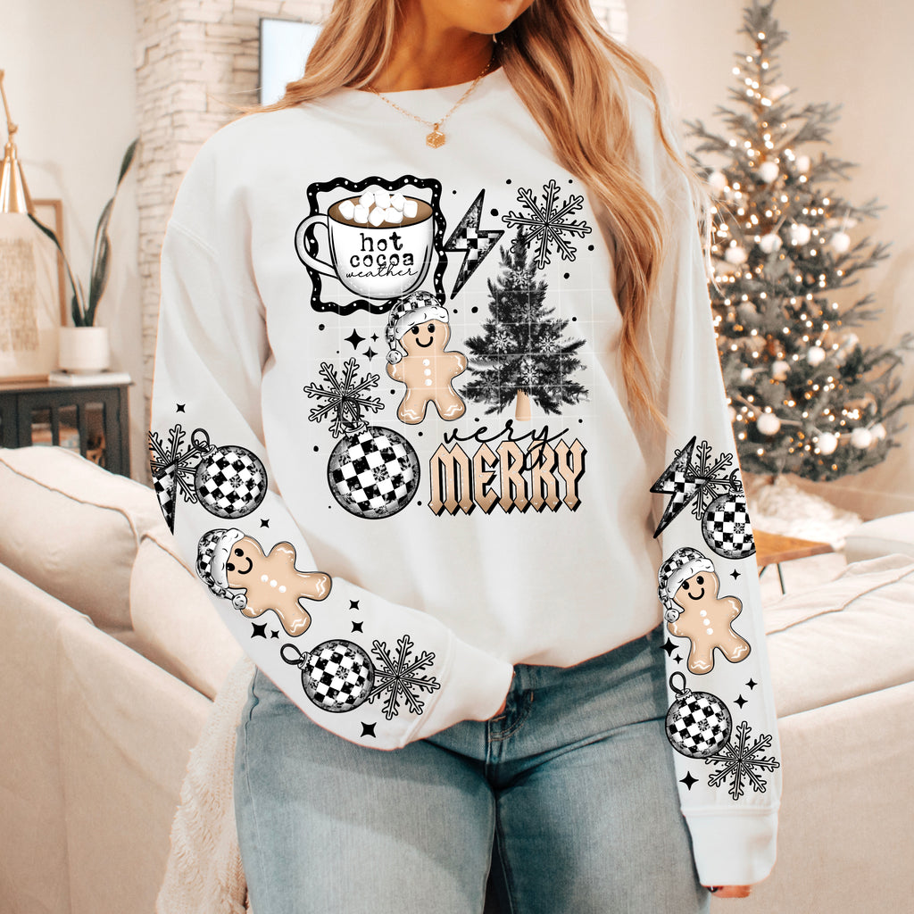 Very Merry Checker Hoodie