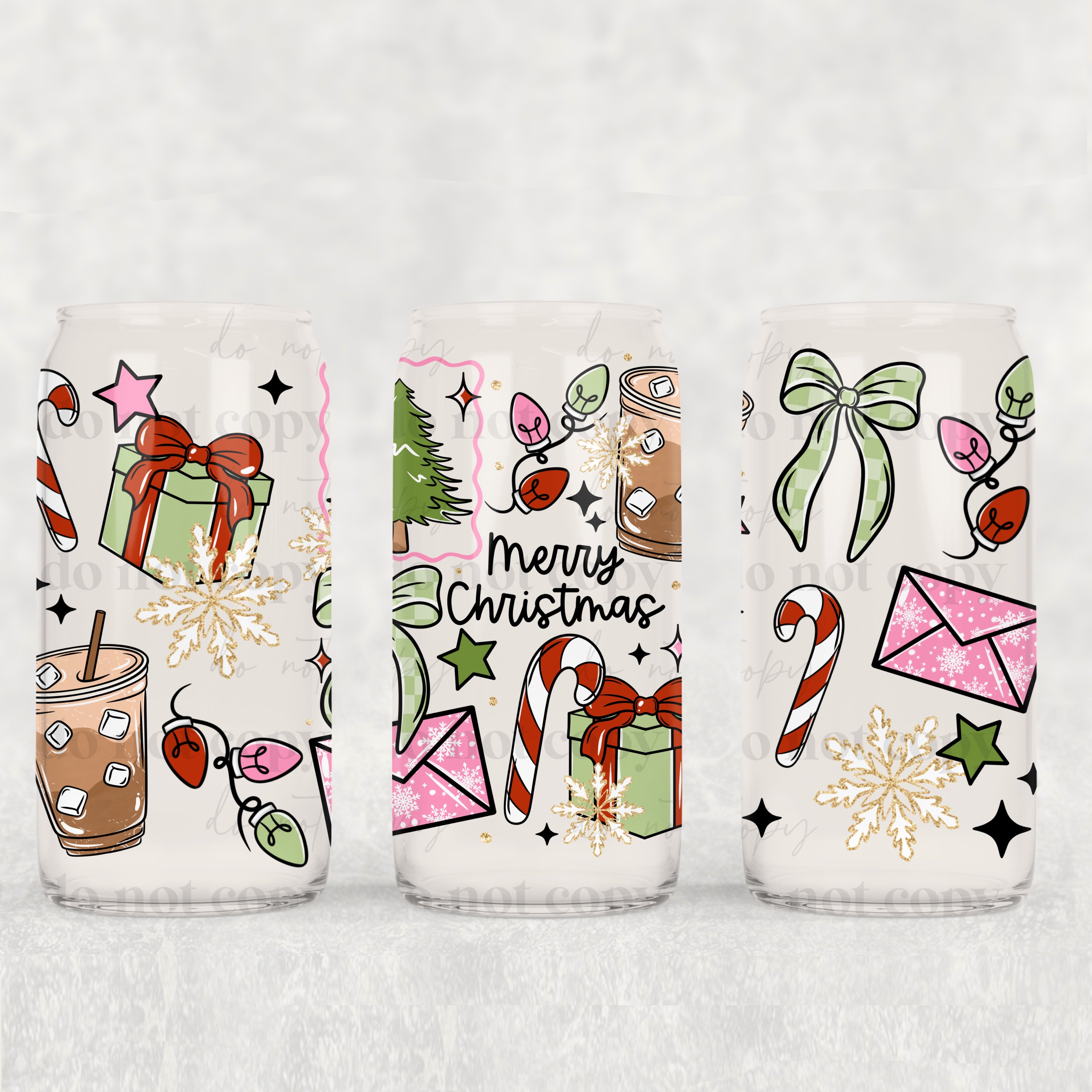 Merry Christmas 16oz Tumbler