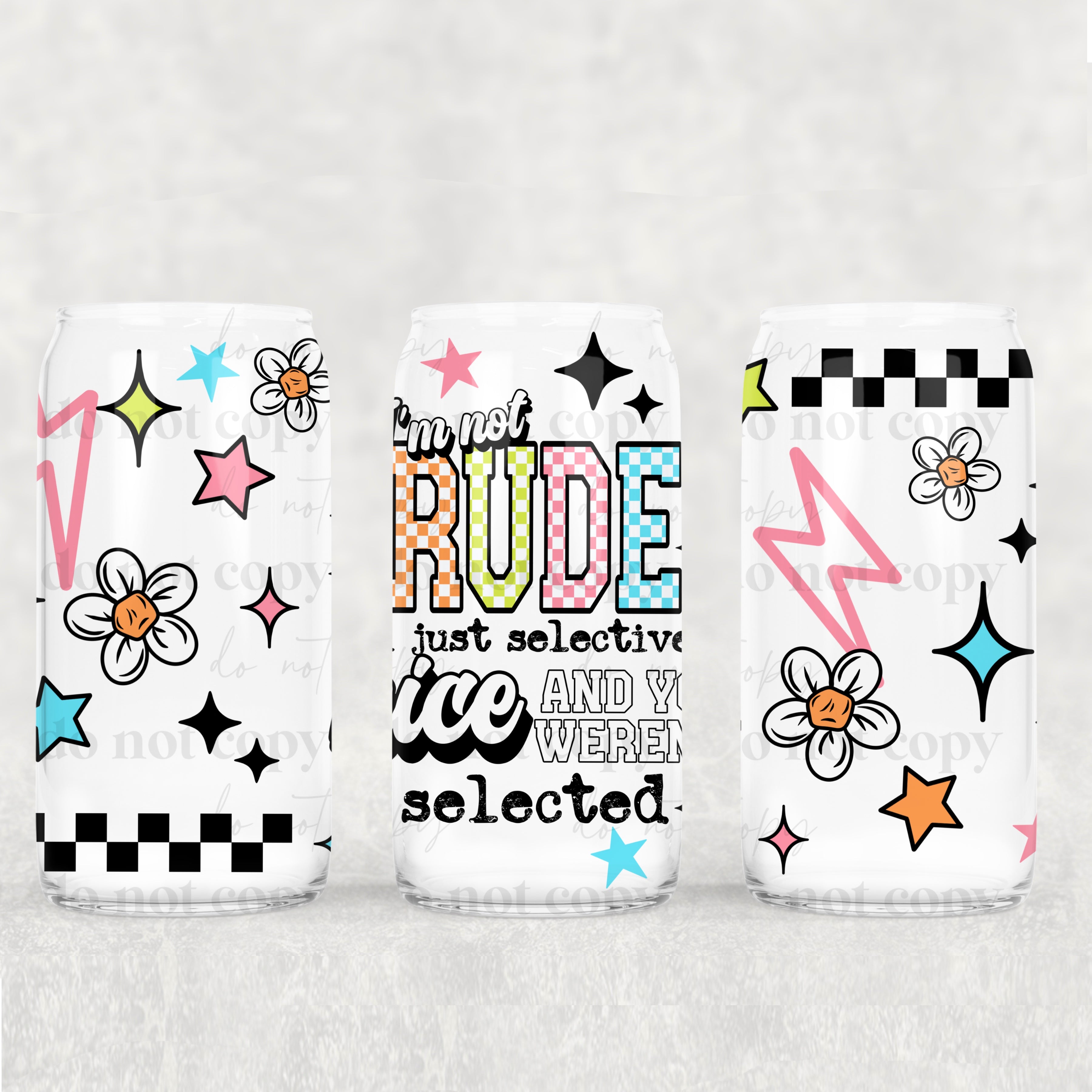 I’m Not Rude 16oz Tumbler