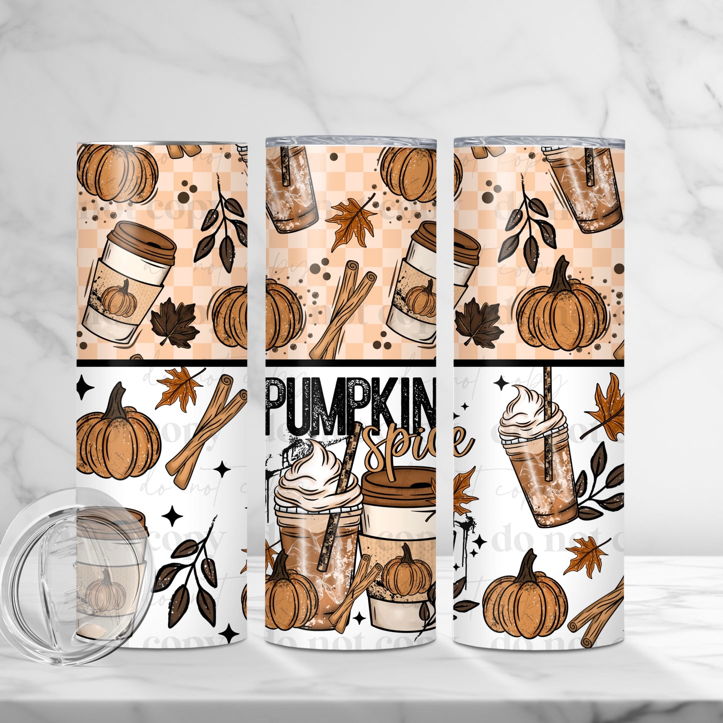 Pumpkin Spice Skinny Tumbler