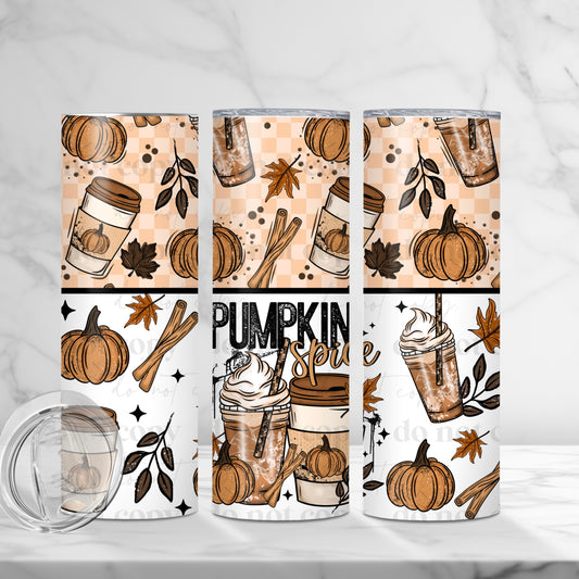 Pumpkin Spice Skinny Tumbler