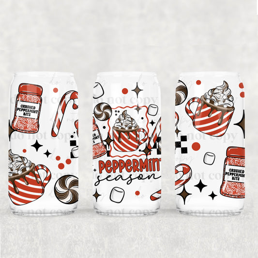 Peppermint Season 16oz Tumbler