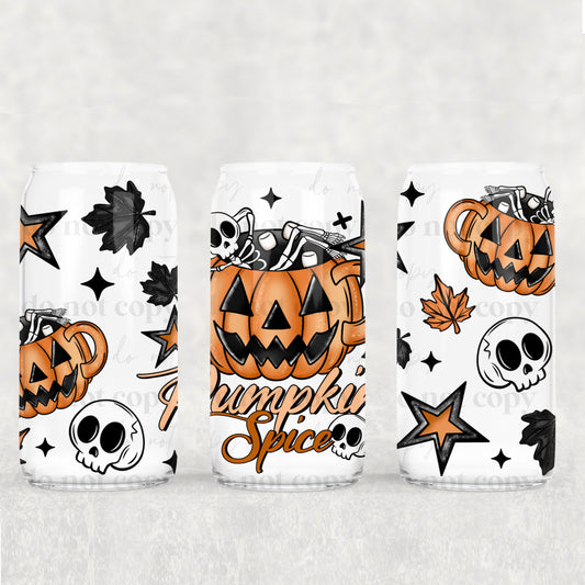Pumpkin Spice Skellie 16oz Tumbler