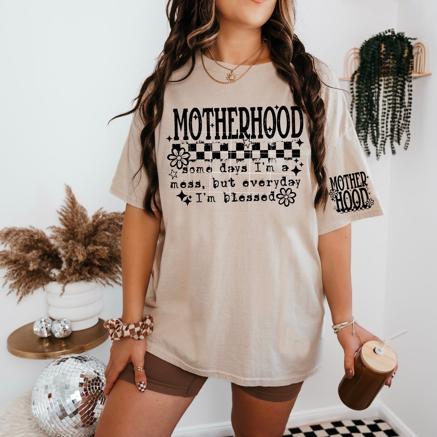 Motherhood Short Sleeve T-Shirt (Black)