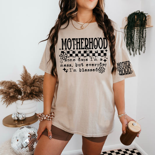 Motherhood Short Sleeve T-Shirt (Black)