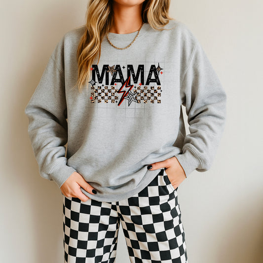 Mama Cheetah Checker (Black)