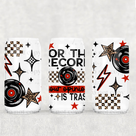 Your Opinion is Trash 16oz Tumbler