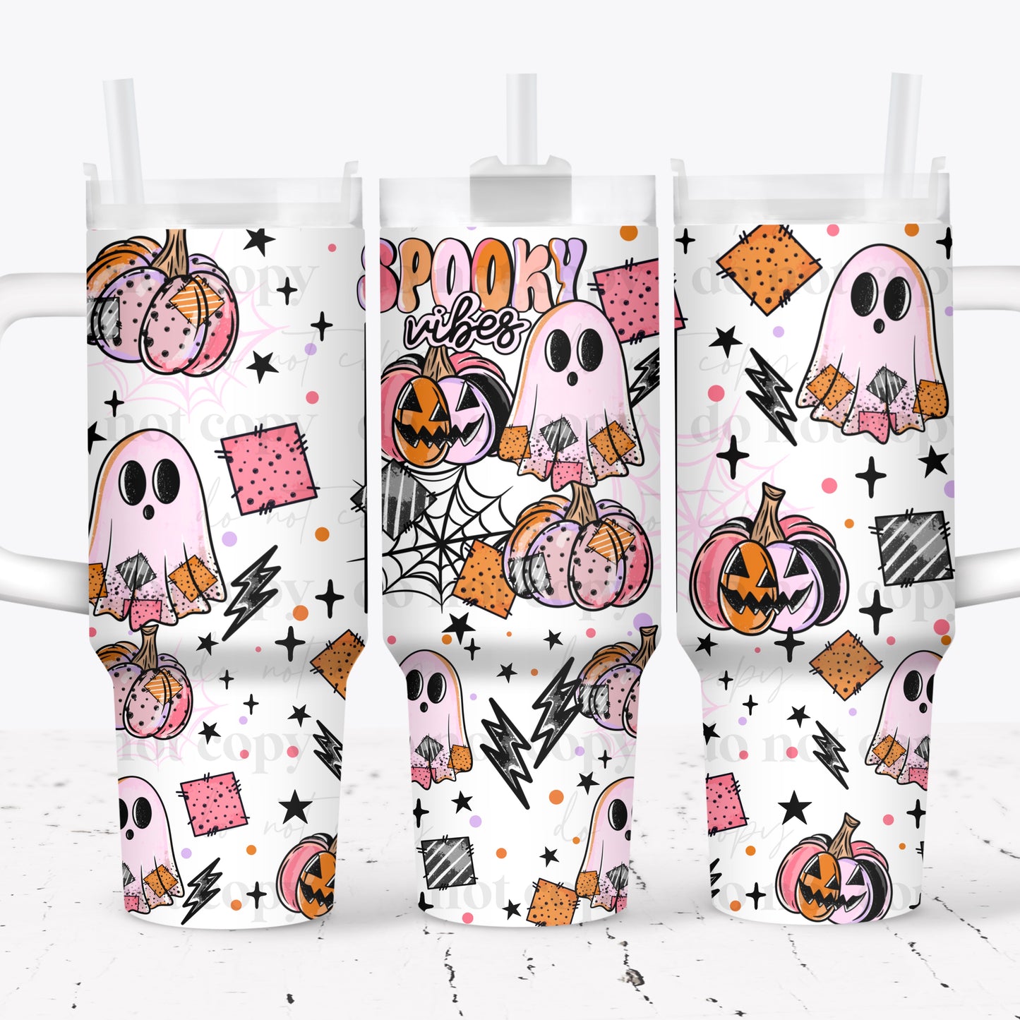 Spooky Vibes 40 oz Tumbler