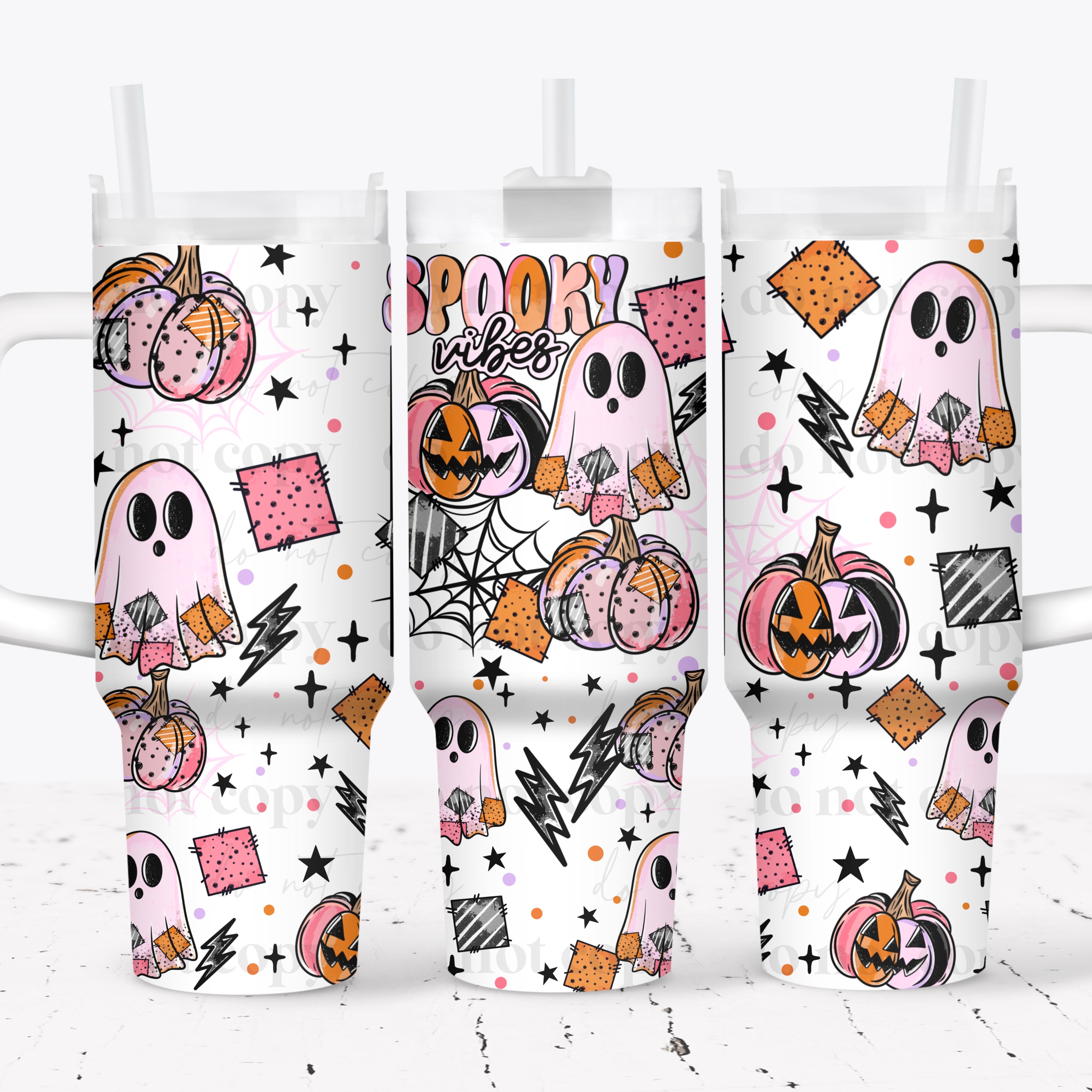 Spooky Vibes 40 oz Tumbler