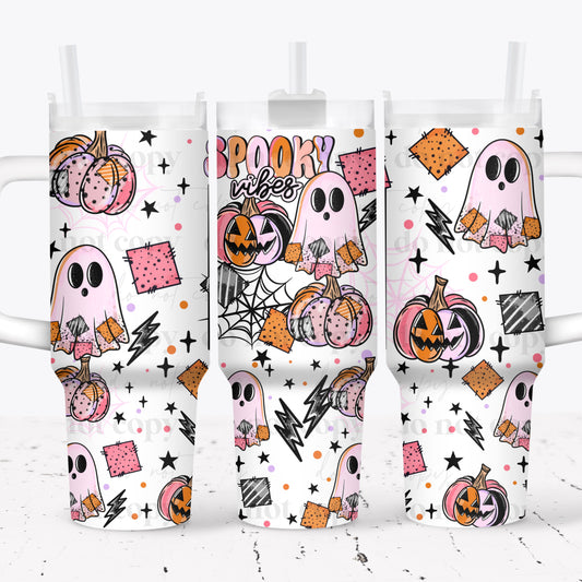 Spooky Vibes 40 oz Tumbler