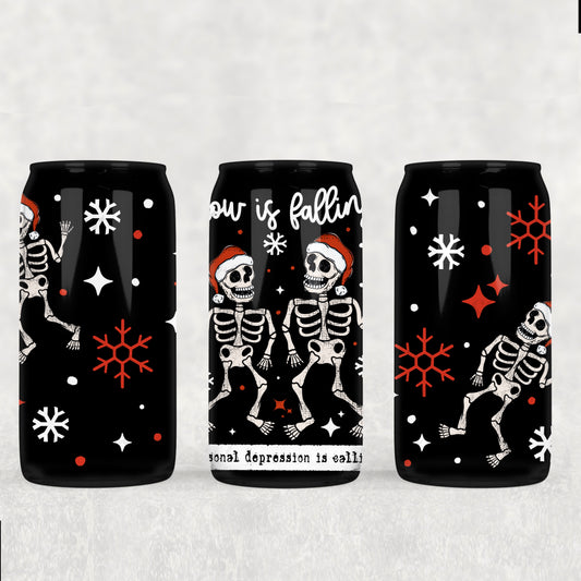 Snow is Falling (UVDTF ONLY) 16oz Tumbler