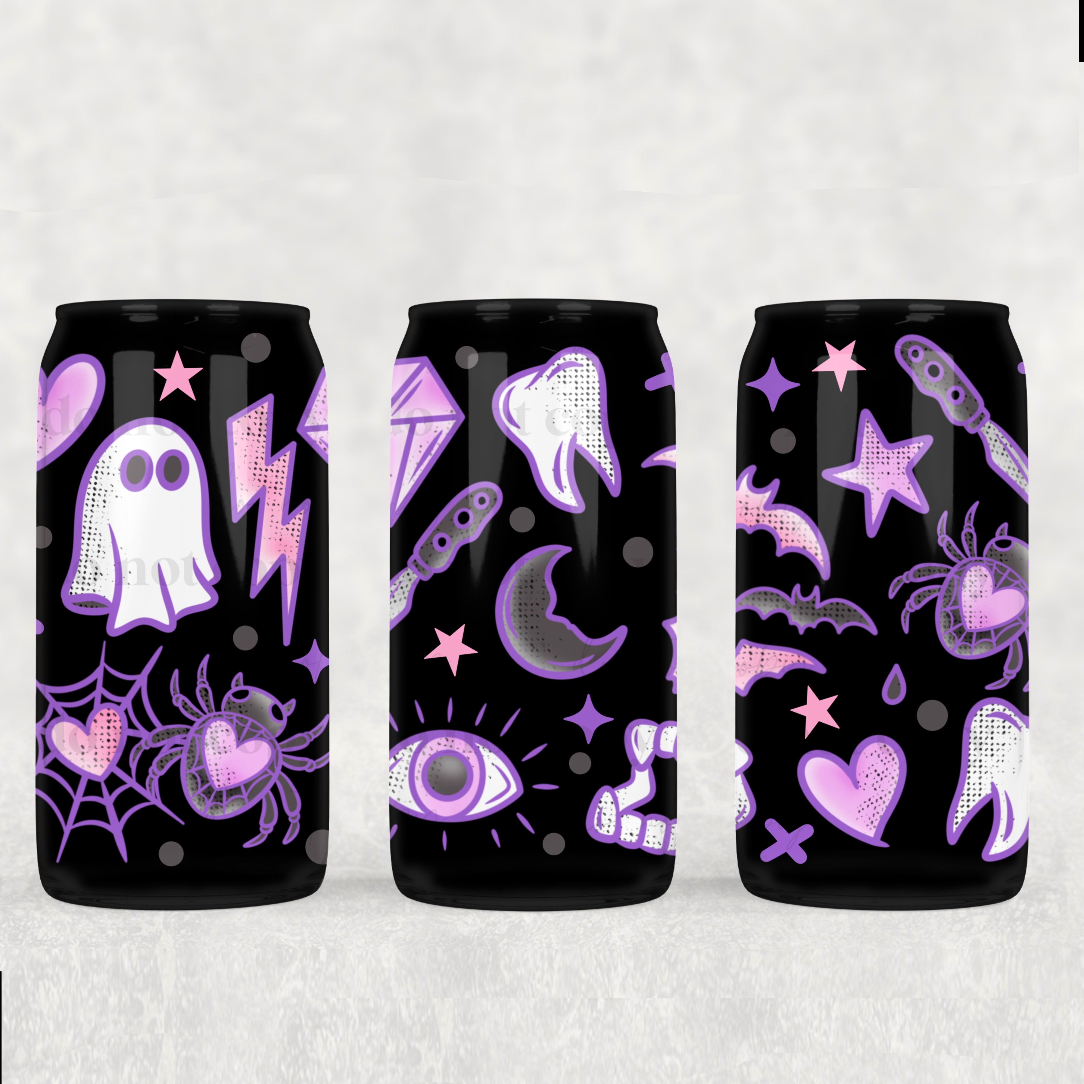 Spooky Tattoos 16oz Tumbler (UVDTF ONLY)
