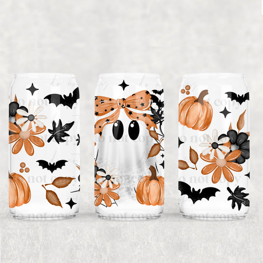 Lace Bow Ghostie 16oz Tumbler