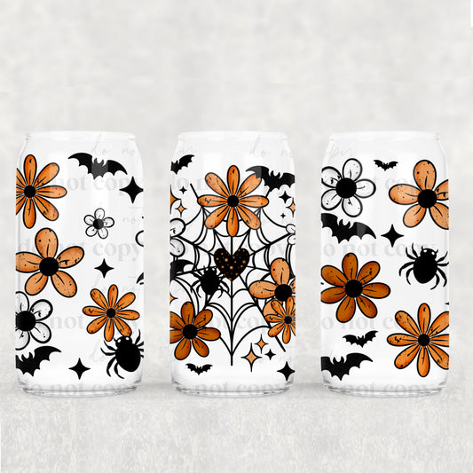 Spiderweb Floral 16oz Tumbler