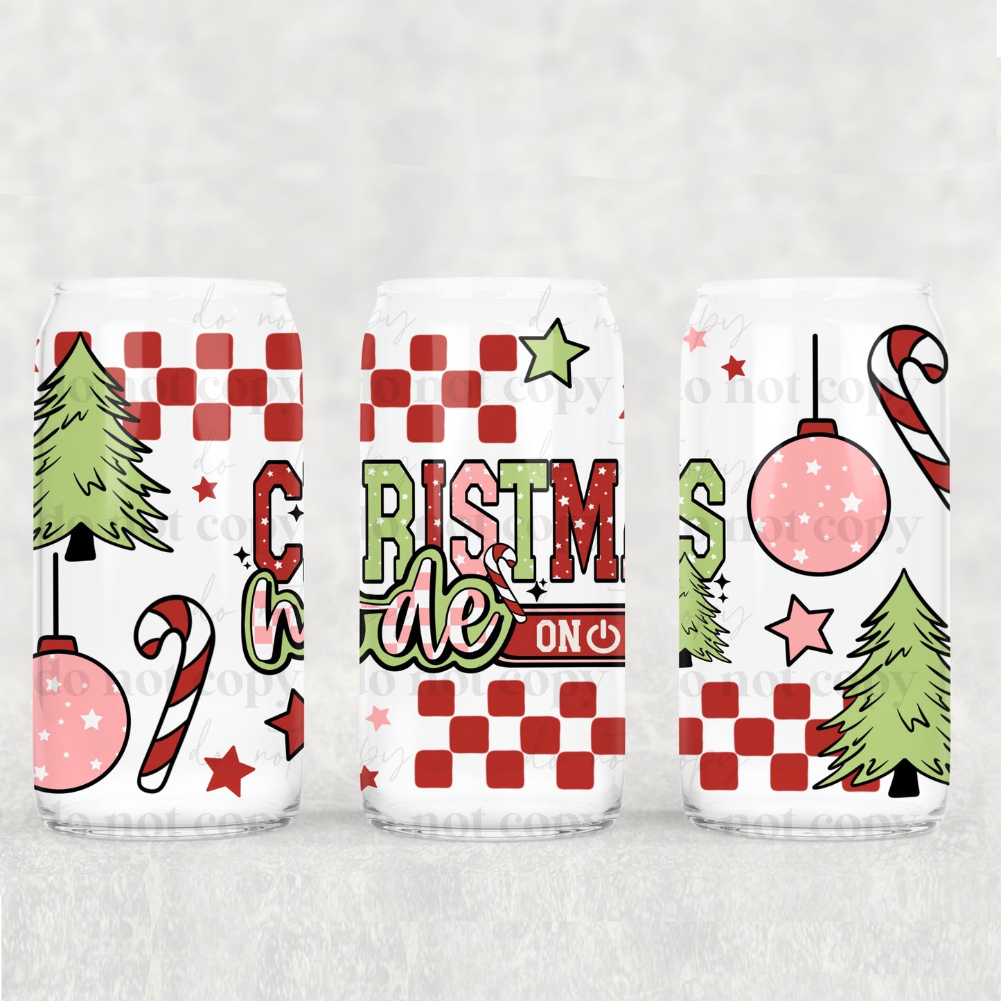 Christmas Mode On 16oz Tumbler