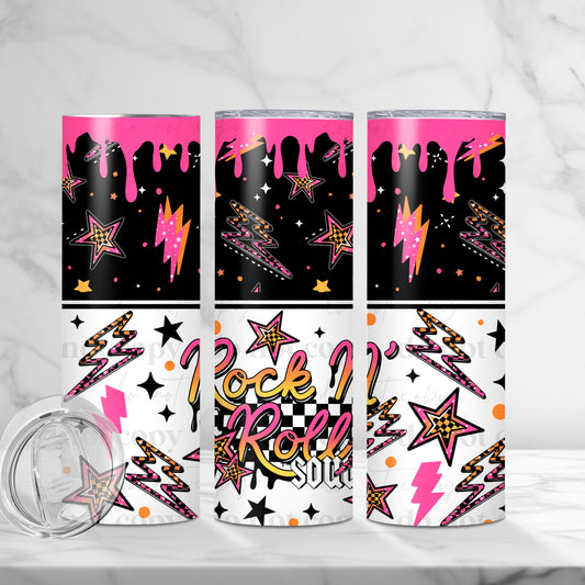 Rock N Roll Soul Skinny Tumbler
