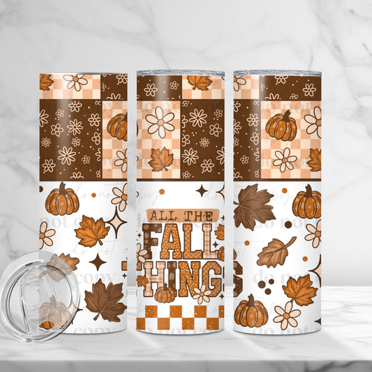 All The Fall Things Skinny Tumbler