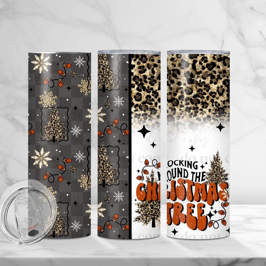 Rockin Around Skinny Tumbler