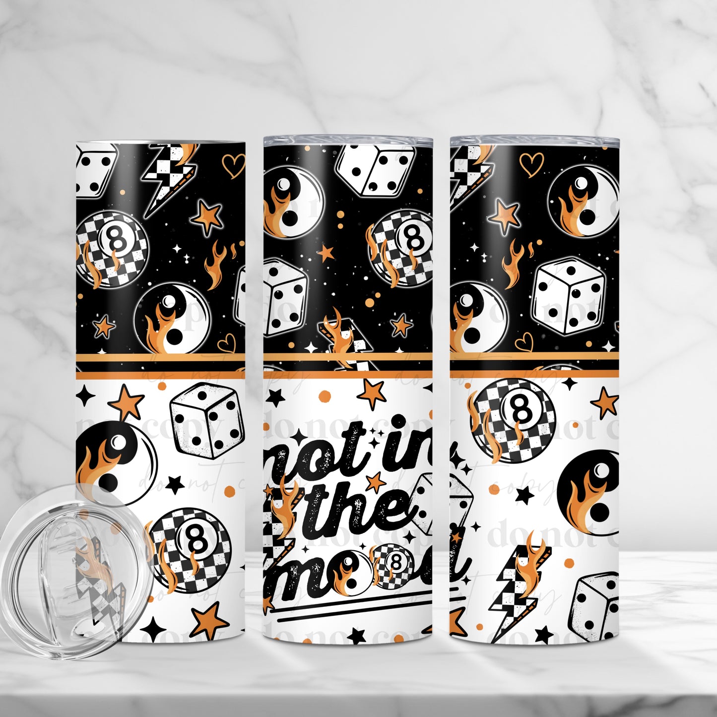 Not in the Mood Skinny Tumbler