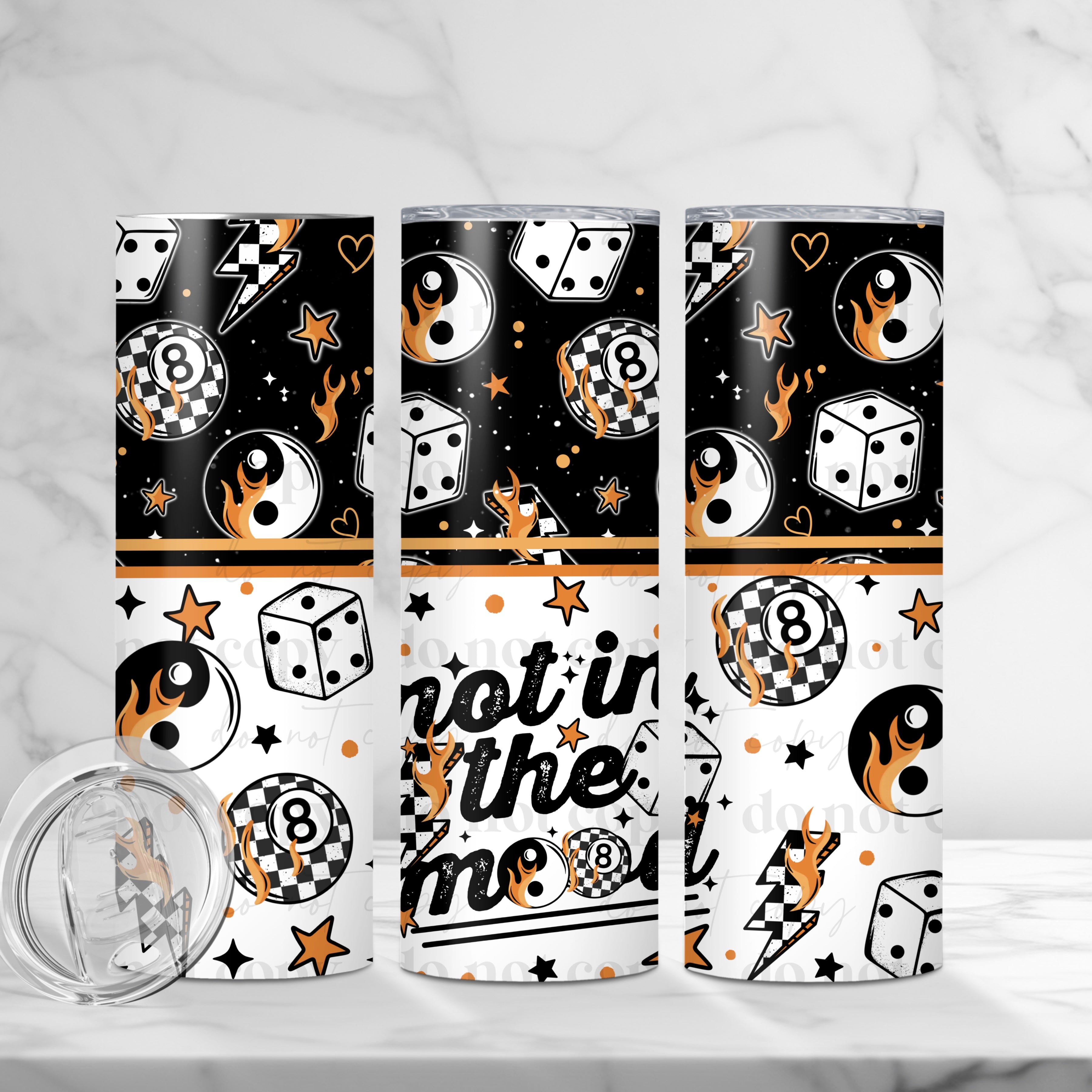 Not in the Mood Skinny Tumbler