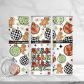 Red Merry Merry Merry Christmas Skinny Tumbler