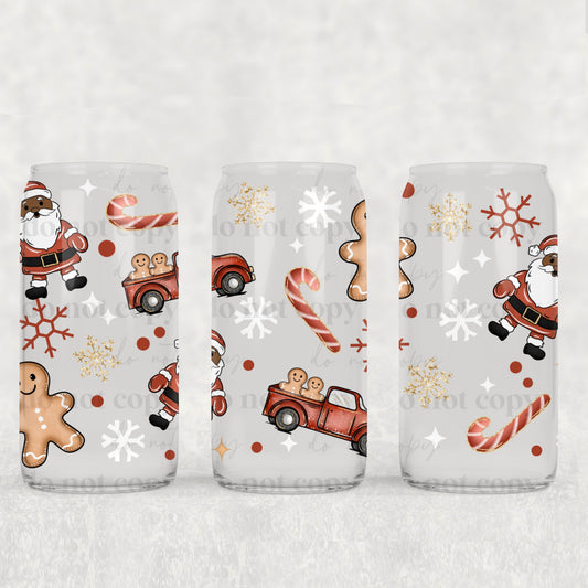 Santa (Dark) (UVDTF ONLY) 16oz Tumbler