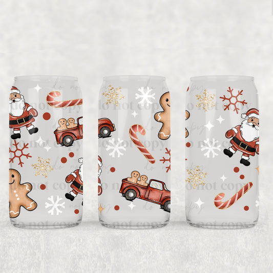 Santa (Light) (UVDTF ONLY) 16oz Tumbler