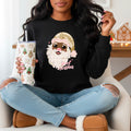 Glitter Santa Merry Christmas (Dark)