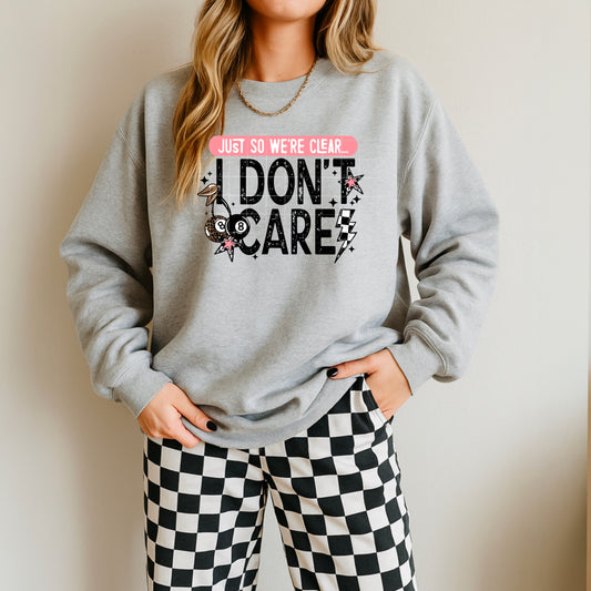 I Don’t Care (Black)