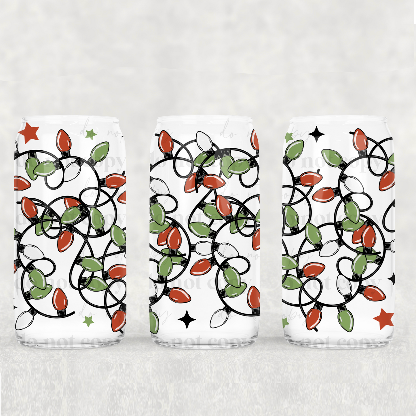 Christmas Lights 16oz Tumbler
