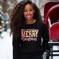 Very Merry Christmas Hoodie (Pink)