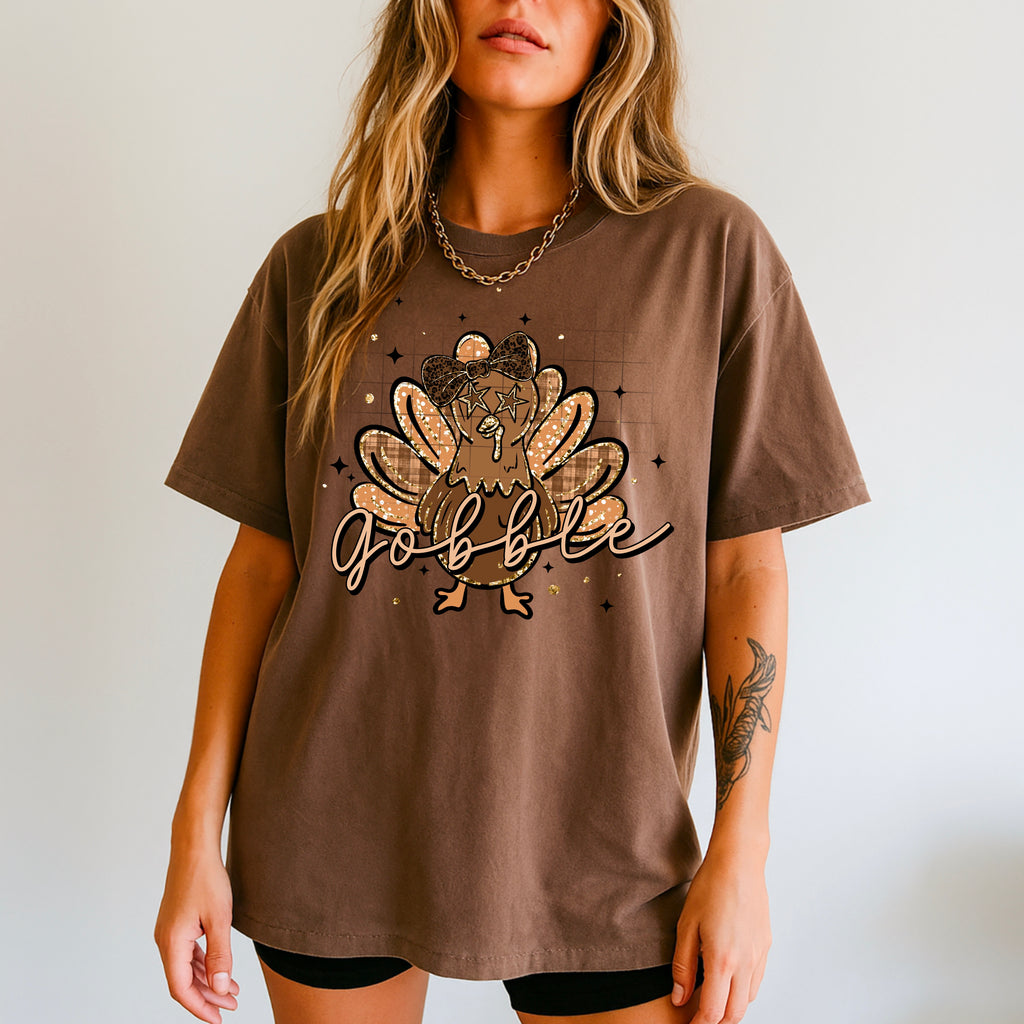 Gobble Glitter Turkey