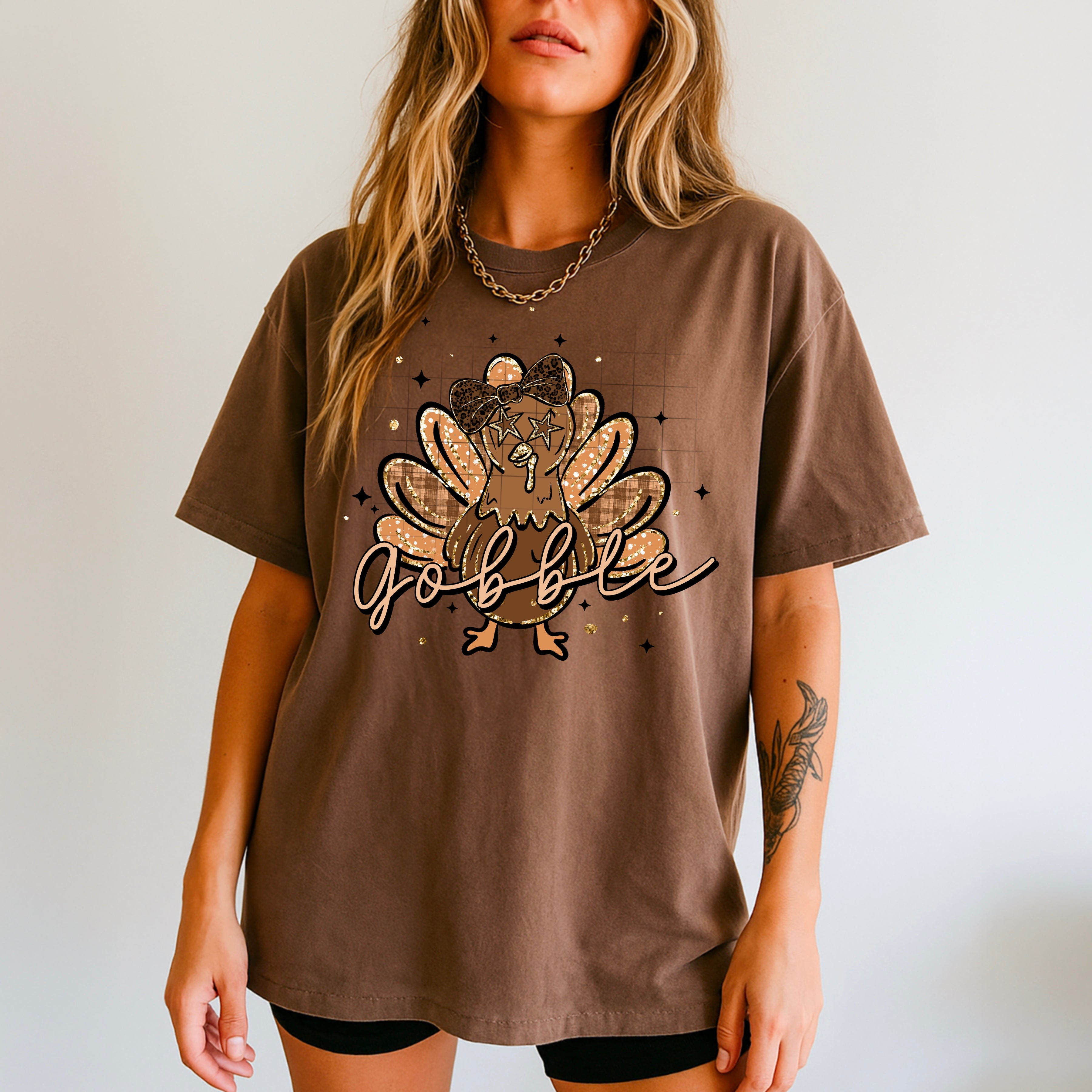 Gobble Glitter Turkey