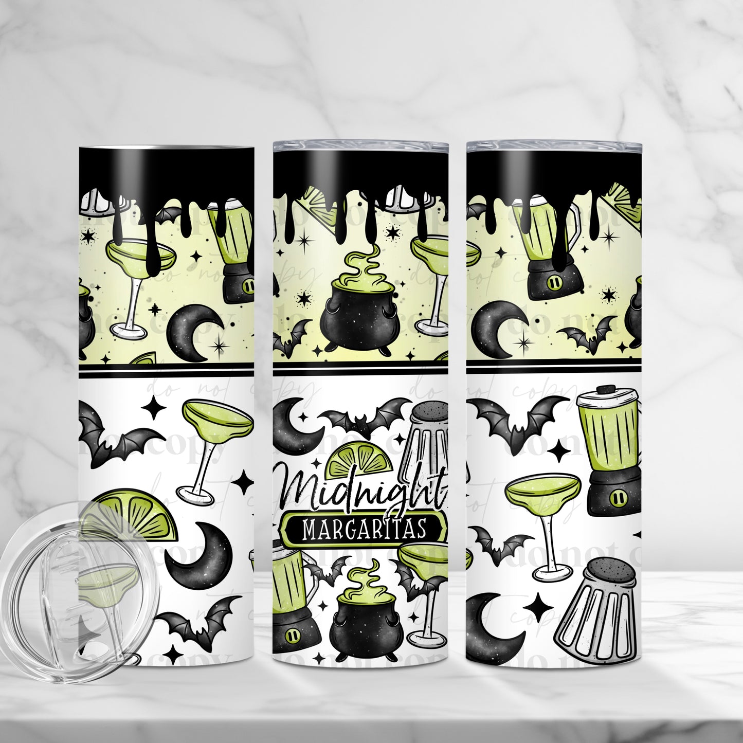Midnight Margaritas Skinny Tumbler