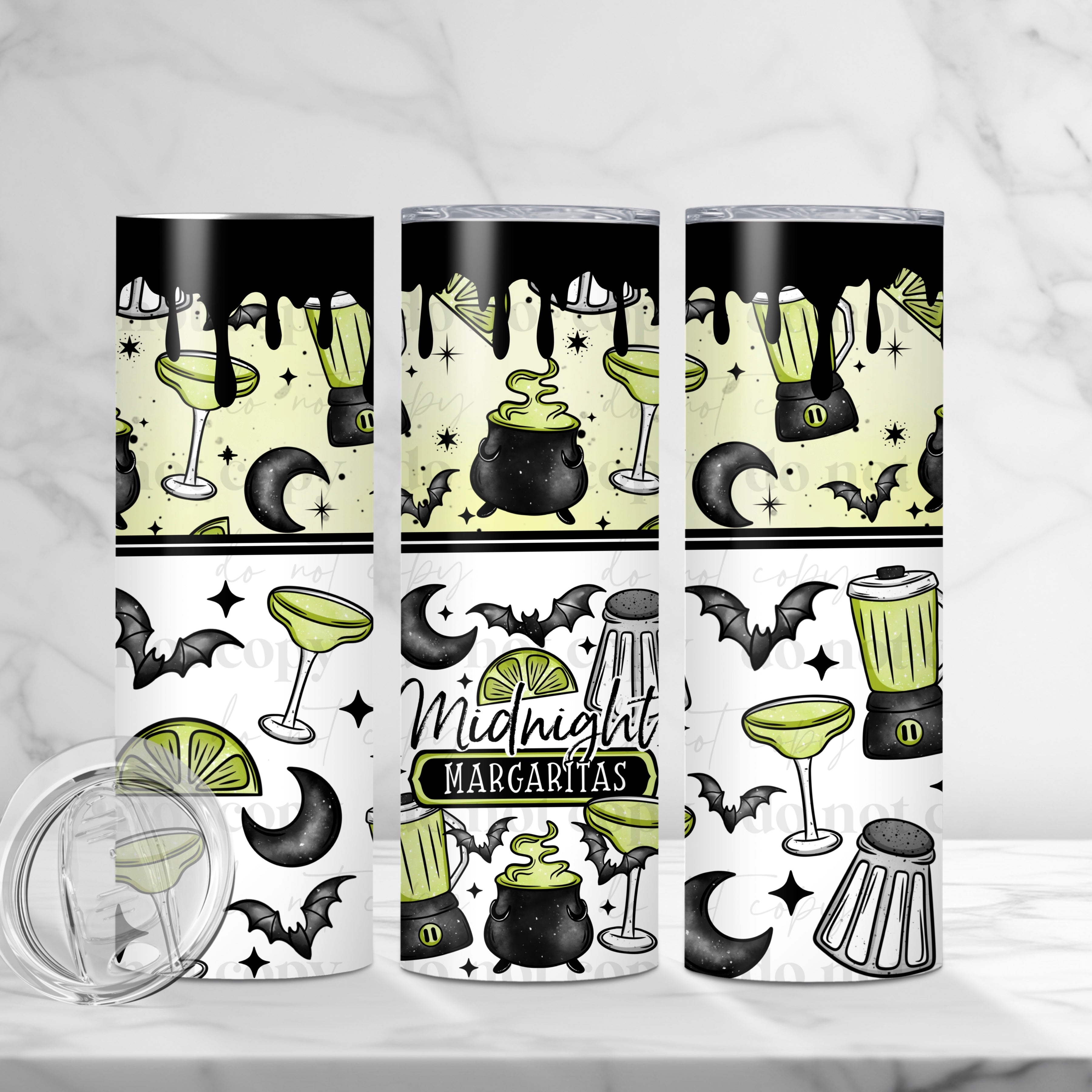 Midnight Margaritas Skinny Tumbler