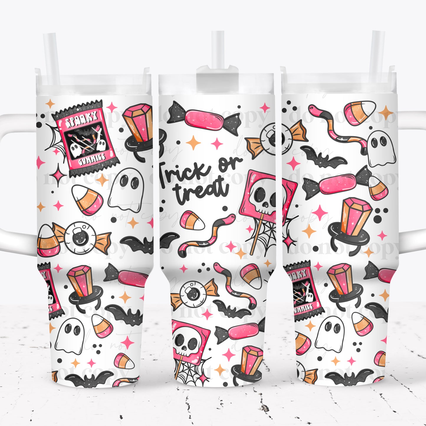 Trick or Treat 40 oz Tumbler