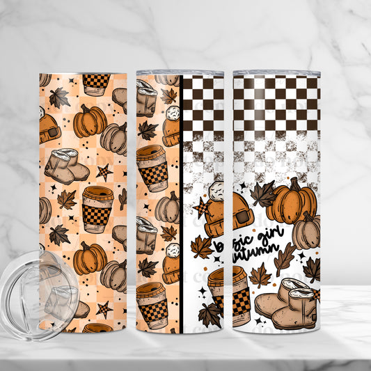 Basic Girl Autumn Skinny Tumbler