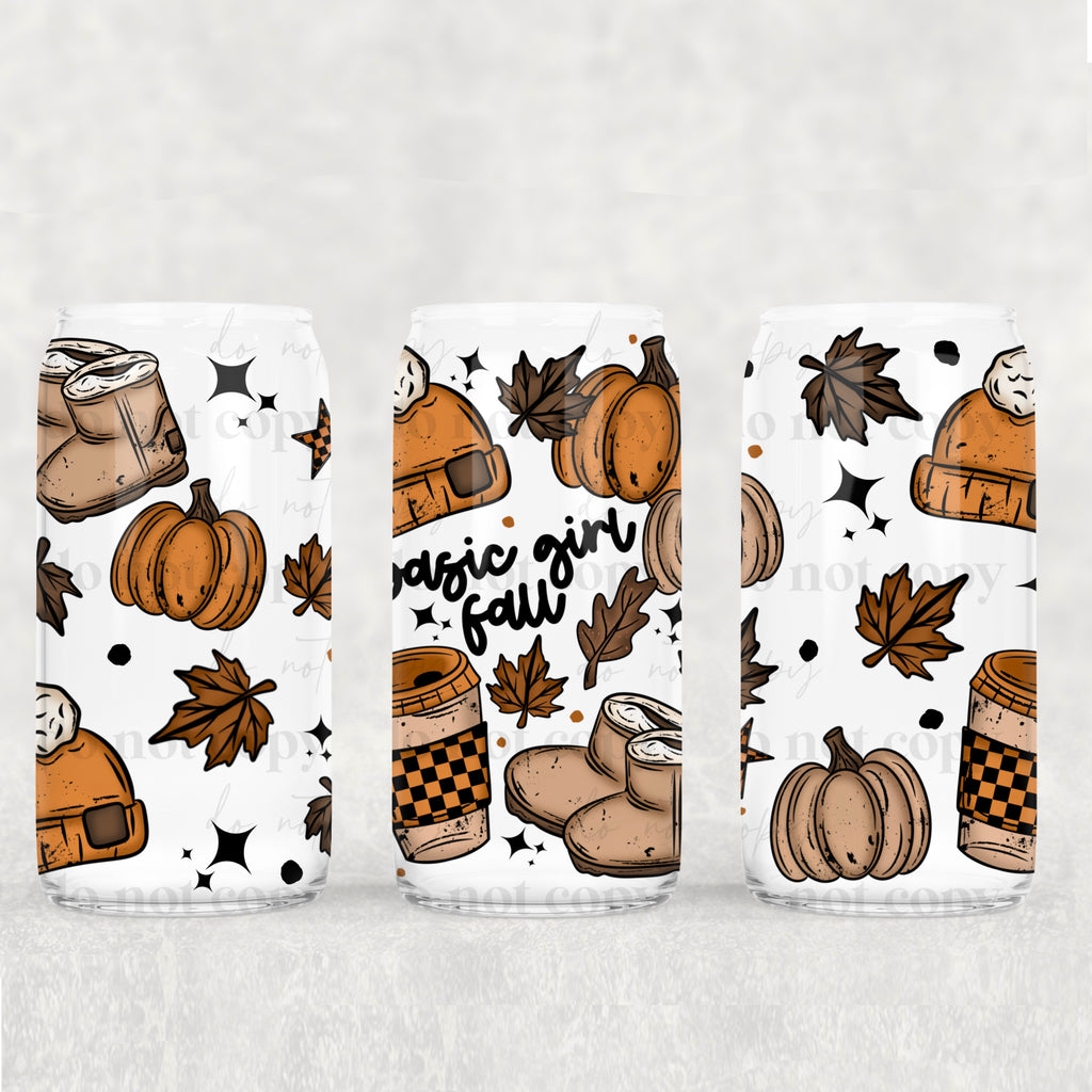 Basic Girl FALL 16oz Tumbler